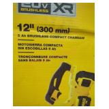 DeWalt 12" 5 AH Brushless compact chainsaw kit