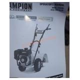 Champion 19" tiller gas powered