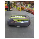 Ryobi 40v 4 ah battery