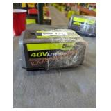 Ryobi 40v 8 ah battery