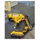 DeWalt 20v 18 ga stapler and 2 ah battery