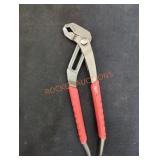 10" comfort grip V-jaw pliers