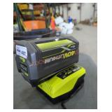 Ryobi 40v 6 ah battery and charger