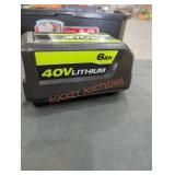 Ryobi 40v 6 ah battery