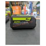 Ryobi 40v 6 ah battery