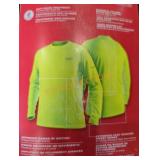 Milwaukee work skin, long sleeve, neon yellow, XL