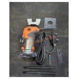 Ridgid 1-1/2" HP 1/4" compact fixed base router