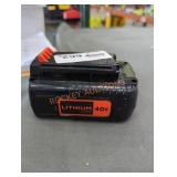 Black and decker 40v 2 ah battery