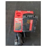 Milwaukee M12 and M18 charger, and M18 battery
