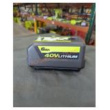Ryobi 40v 6 ah battery