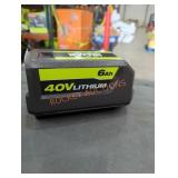 Ryobi 40v 6 ah battery