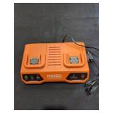Ridgid 18v Dual Port Simultaneous Charger
