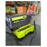 Ryobi 40v 6 ah battery and charger