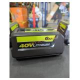 Ryobi 40v 6 ah battery