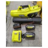 RYOBI 40v Cordless Jet Fan Blower