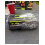 Ryobi 40v 4 ah battery