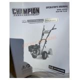 Champion 19" tiller gas powered