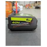 Ryobi 40v 6 ah battery