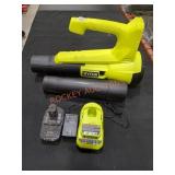 RYOBI 18v 250 CFM Blower Kit