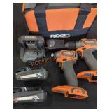 Ridgid 18V subcompact 2-tool combo kit