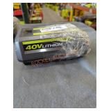 Ryobi 40v 4 ah battery