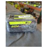 Ryobi 40v 6 ah battery