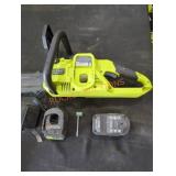 Ryobi 18v 10" cordless chainsaw kit