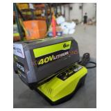 Ryobi 40v 6 ah battery and charger