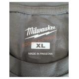 Milwaukee t-shirt short sleeve XL grey