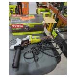 Ryobi 4-1/2" barrel grip angle grinder corded