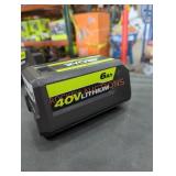 Ryobi 40v 6 ah battery