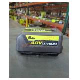 Ryobi 40v 6 ah battery