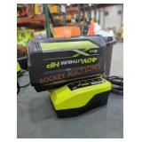 Ryobi 40v 6 ah battery and charger
