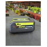 Ryobi 40v 6 ah battery