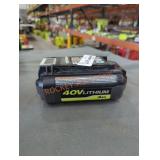 Ryobi 40v 4 ah battery
