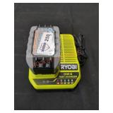 RYOBI 18v 4Ah Battery & Fast Charger