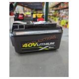 Ryobi 40v 6 ah battery