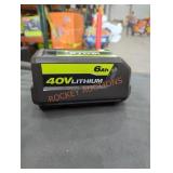 Ryobi 40v 6 ah battery