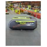 Ryobi 40v 4 ah battery
