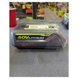 Ryobi 40v 4 ah battery