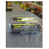 Ryobi 40v 4 ah battery
