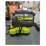 Ryobi 40v 6 ah battery and charger