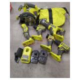 RYOBI 18v 6 Tool Combo Kit