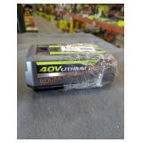 Ryobi 40v 4 ah battery