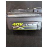 Ryobi 40V 6ah lithium battery