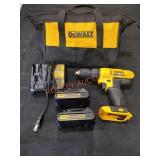 DeWalt 20v 1/2" Cordless Drill Driver Kit