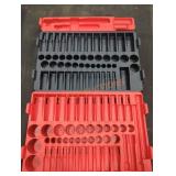 Milwaukee 106pc. Ratchet and socket trays