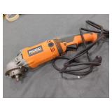 RIDGID 7" Twist Handle Angle Grinder Corded