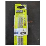 Ryobi Masonry Drill Bit Set