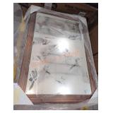 28.5"ï¿½40.5" Bronze-Framed Mirror